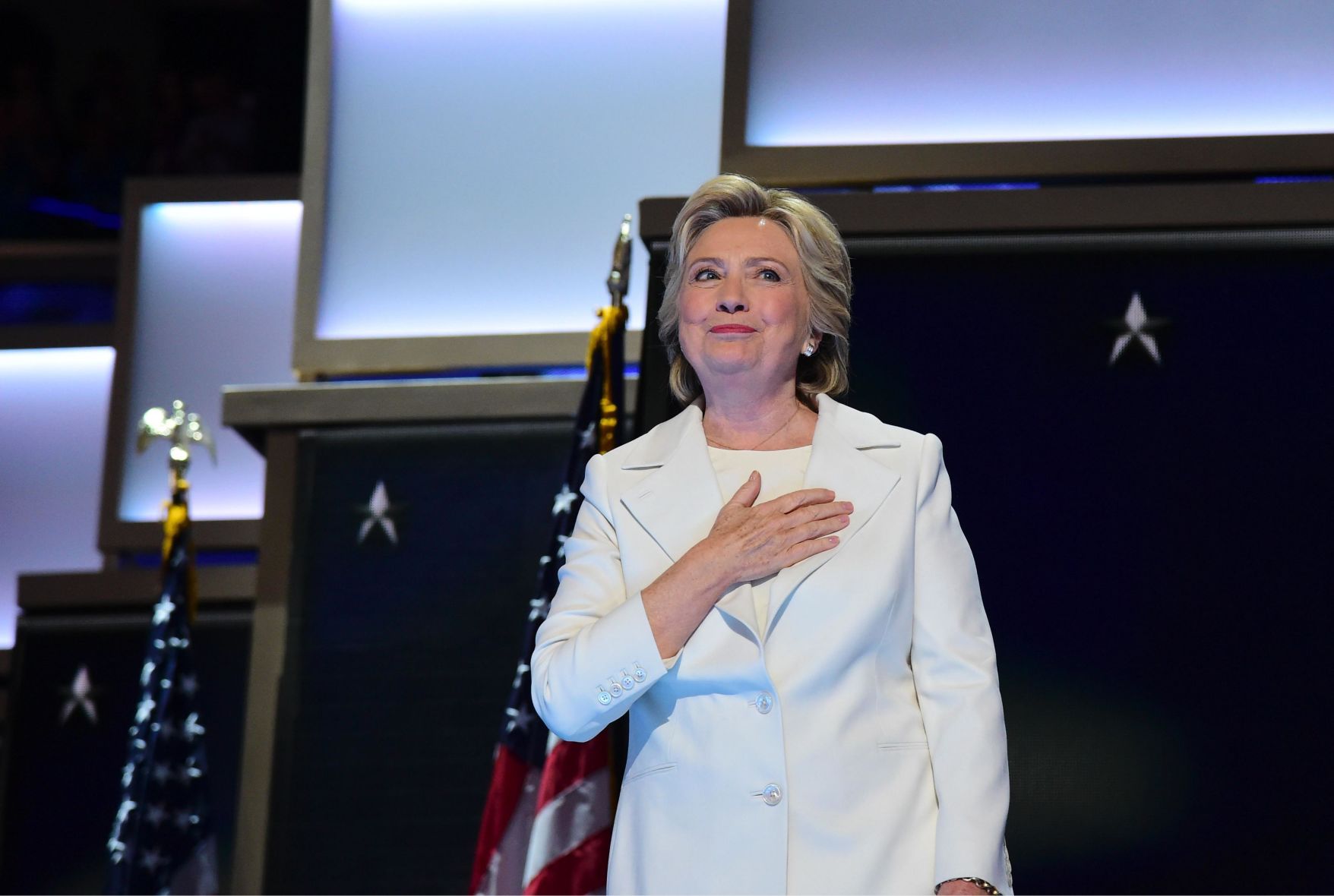2016: First woman wins major party's nomination for U.S. president